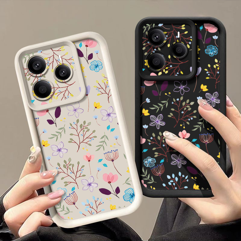 Xiaomi Redmi Note 13 - Small Flower Pattern Phone Case For