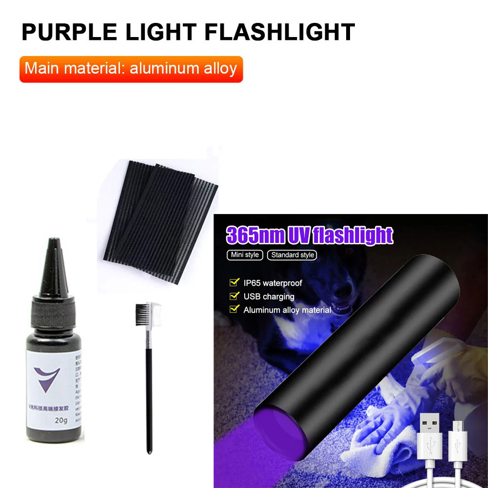 UV Light Hair Extension Glue   - Liquid Uv Glue Kit 评论和价格