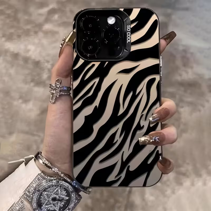 Zebra Pattern Black Advanced I - Apple Iphone 16 评论和价格