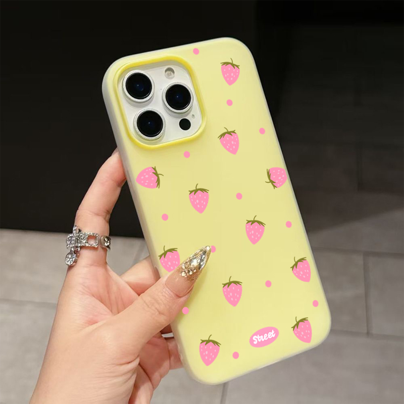 Sweet Pink Strawberry Pattern  - Xiaomi Redmi Note 13 评论和价格