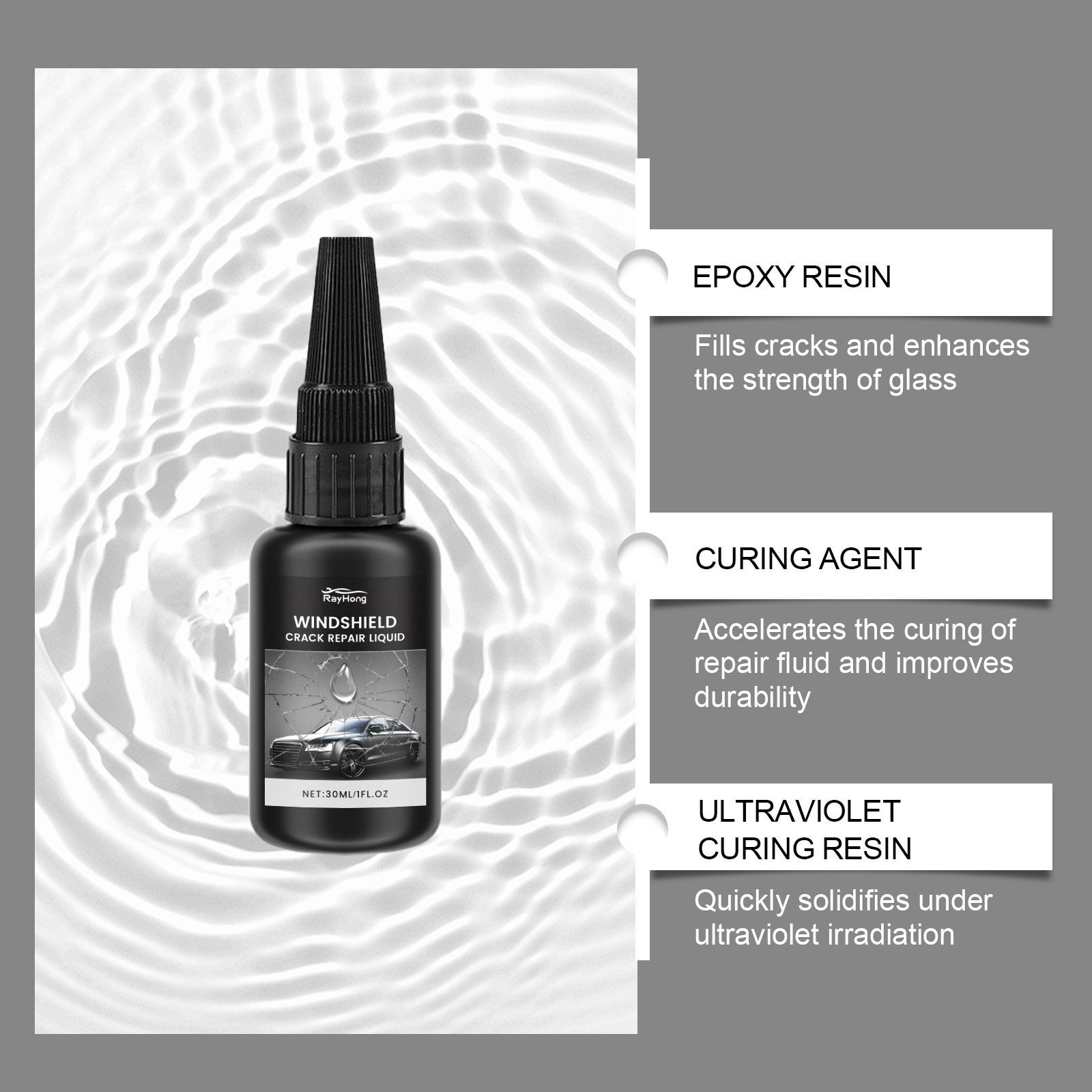 Windshield Repair Kit Quick Cu - Liquid Uv Glue Kit 评论和价格