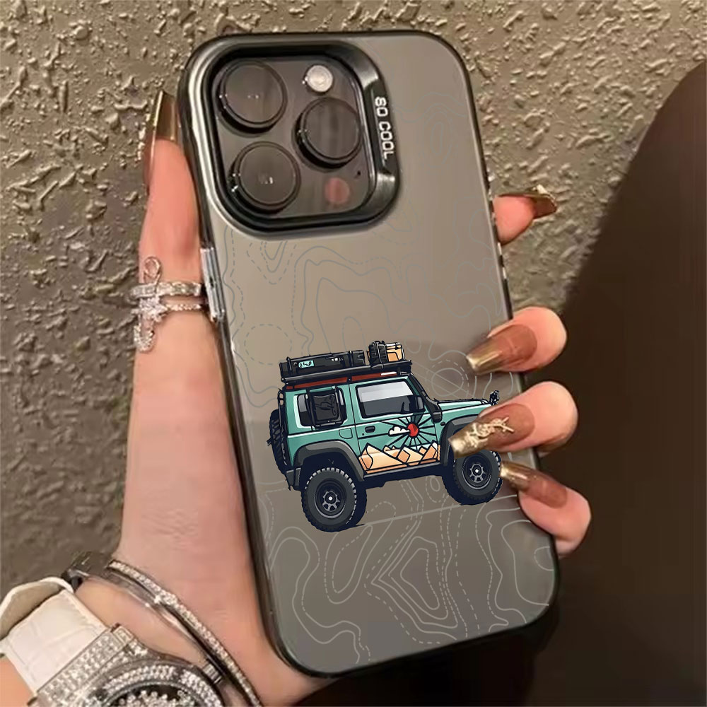 Simple Car Pattern Phone Case  - Apple Iphone 16 评论和价格